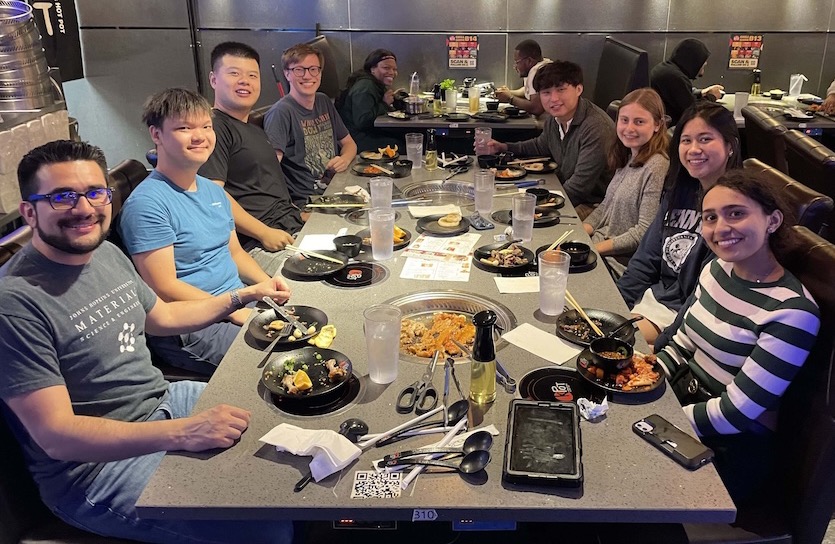 The group BBQ lunch @ K-POT!