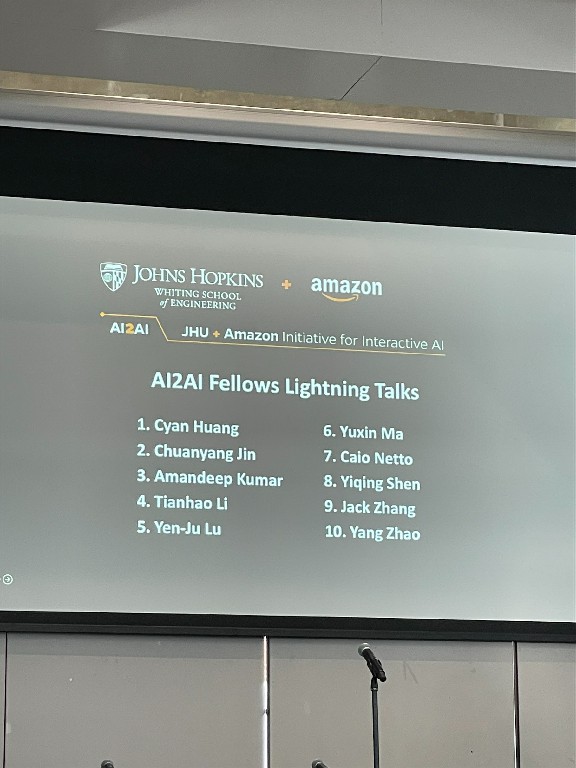 Image for news Tianhao wins the Amazon AI Fellowship